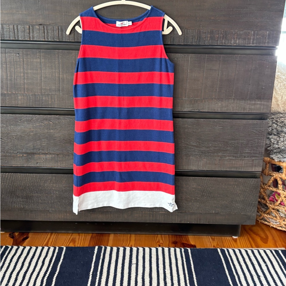 Vineyard Vines Red and Blue Striped Top